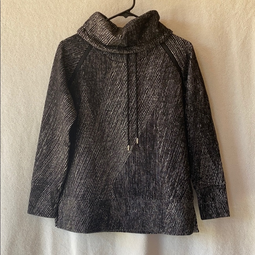 a long necked sweatshirt